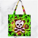 Zipper Grocery Tote Bag 