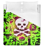 Deathrock Skull & Crossbones Duvet Cover (Queen Size)