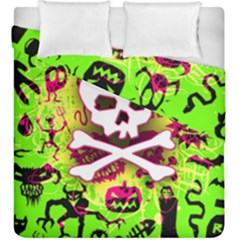 Deathrock Skull & Crossbones Duvet Cover Double Side (King Size) from ArtsNow.com