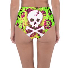 Reversible High-Waist Bikini Bottoms 