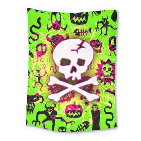 Deathrock Skull & Crossbones Medium Tapestry from ArtsNow.com