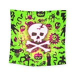 Deathrock Skull & Crossbones Square Tapestry (Small)