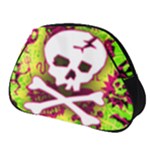 Deathrock Skull & Crossbones Full Print Accessory Pouch (Small)