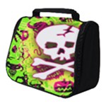 Deathrock Skull & Crossbones Full Print Travel Pouch (Small)