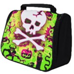 Deathrock Skull & Crossbones Full Print Travel Pouch (Big)