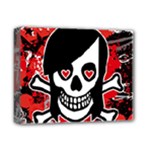 Emo Girl Skull Deluxe Canvas 14  x 11  (Stretched)