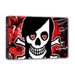 Emo Girl Skull Deluxe Canvas 18  x 12  (Stretched)