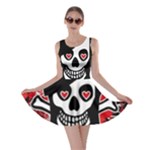 Emo Girl Skull Skater Dress