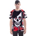 Emo Girl Skull Men s Sports Mesh Tee