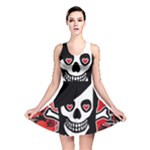 Emo Girl Skull Reversible Skater Dress