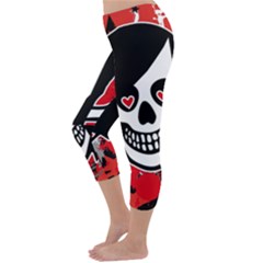 Capri Winter Leggings Back Capri Winter Leggings Back