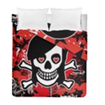 Emo Girl Skull Duvet Cover Double Side (Full/ Double Size)