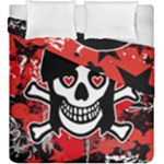 Emo Girl Skull Duvet Cover Double Side (King Size)