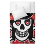 Emo Girl Skull Duvet Cover Double Side (Single Size)