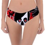 Emo Girl Skull Reversible Classic Bikini Bottoms