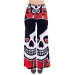 Emo Girl Skull So Vintage Palazzo Pants