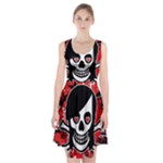 Emo Girl Skull Racerback Midi Dress