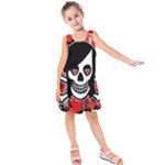 Emo Girl Skull Kids  Sleeveless Dress