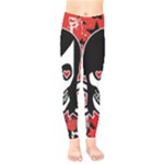 Emo Girl Skull Kids  Legging