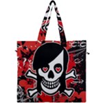 Emo Girl Skull Canvas Travel Bag