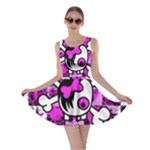 Emo Scene Girl Skull Skater Dress