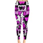 Emo Scene Girl Skull Leggings 