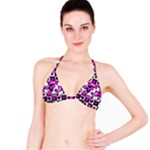 Emo Scene Girl Skull Bikini Top