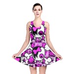 Emo Scene Girl Skull Reversible Skater Dress