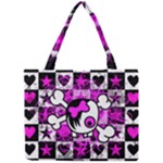 Emo Scene Girl Skull Mini Tote Bag