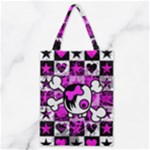 Emo Scene Girl Skull Classic Tote Bag