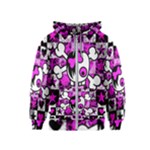 Emo Scene Girl Skull Kids  Zipper Hoodie