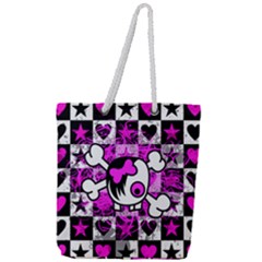 Full Print Rope Handle Tote (Large) 