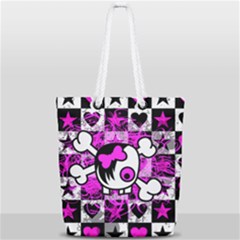 Full Print Rope Handle Tote (Small) 