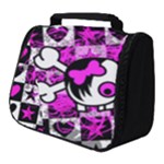 Emo Scene Girl Skull Full Print Travel Pouch (Small)