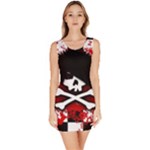 Emo Skull Bodycon Dress
