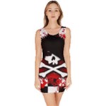 Emo Skull Bodycon Dress