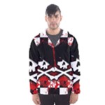 Emo Skull Men s Hooded Windbreaker