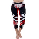 Emo Skull Capri Winter Leggings 