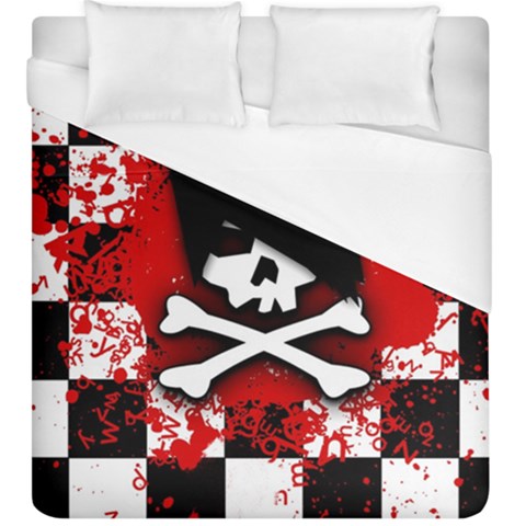 Emo Skull Duvet Cover (King Size) from ArtsNow.com