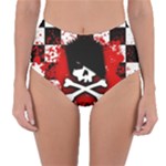 Emo Skull Reversible High-Waist Bikini Bottoms