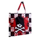 Zipper Large Tote Bag 