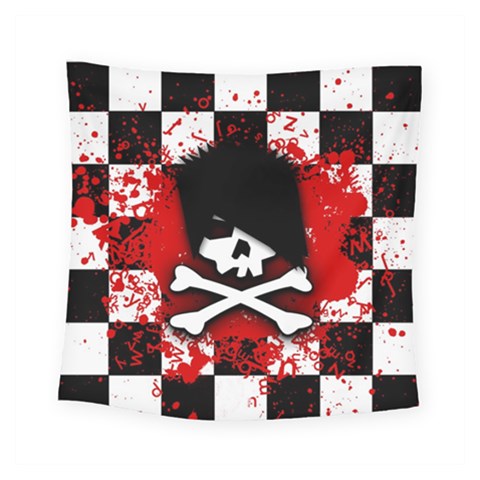 Emo Skull Square Tapestry (Small) from ArtsNow.com