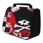 Emo Skull Full Print Travel Pouch (Small)