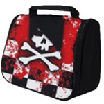 Emo Skull Full Print Travel Pouch (Big)