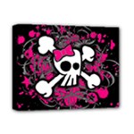 Girly Skull & Crossbones Deluxe Canvas 14  x 11  (Stretched)