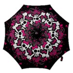 Girly Skull & Crossbones Hook Handle Umbrella (Medium)