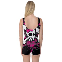 One Piece Boyleg Swimsuit 