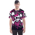 Girly Skull & Crossbones Men s Sports Mesh Tee