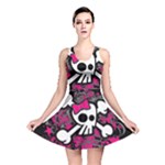 Girly Skull & Crossbones Reversible Skater Dress