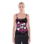 Girly Skull & Crossbones Spaghetti Strap Top